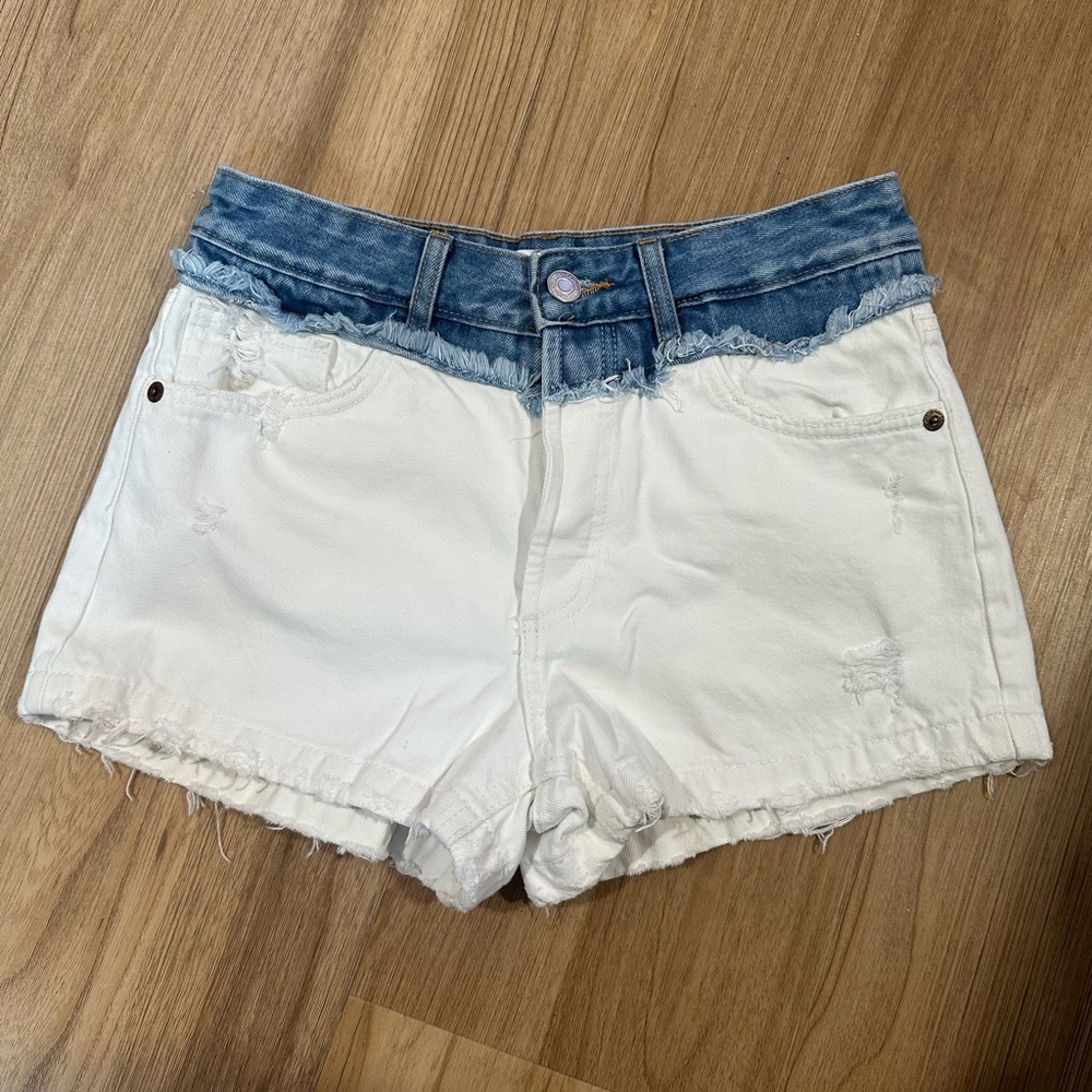 Zara denim shorts